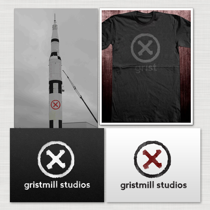 Gristmill Studios logo designs